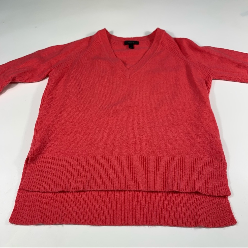 J. Crew Pullover V-Neck Wool Sweater - image 3